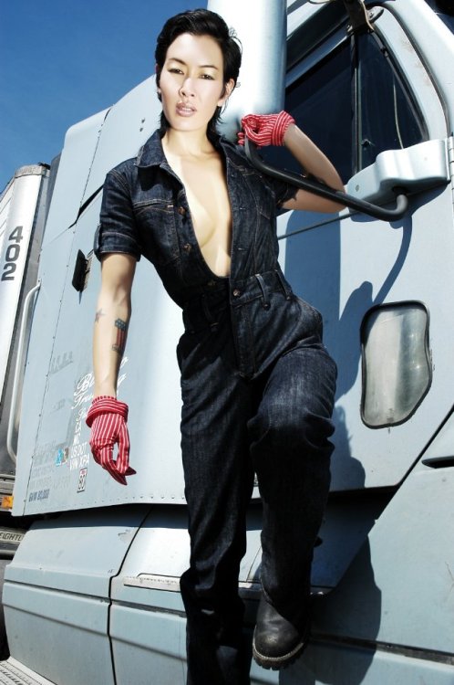 This is Jenny Shimizu, a Japanese-American supermodel, actress, 
