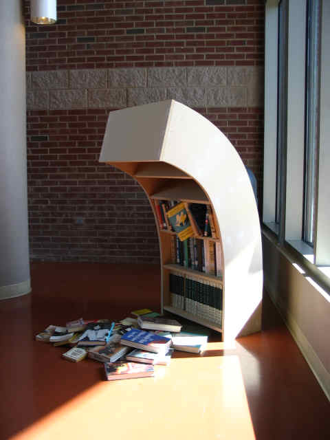 Sad Bookshelf is :(
(via Make)