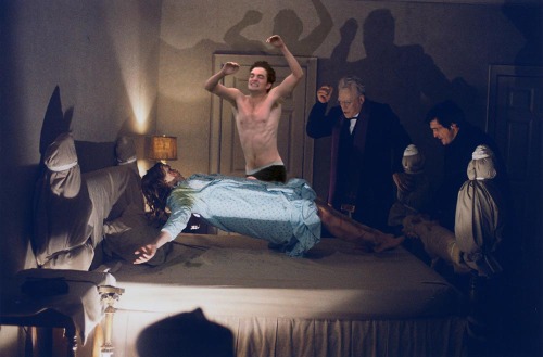 The power of Christ compels you!

——-

Jumping Rob helps perform exorcism.