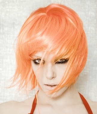 hair color pictures. reddish orange hair color.