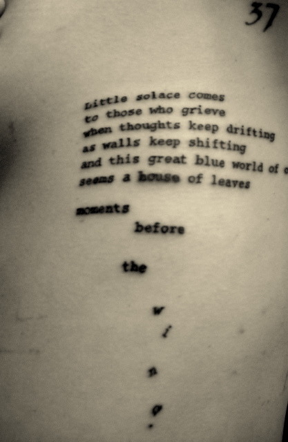 I&#8217;d totally get a tattoo from House of Leaves; no book