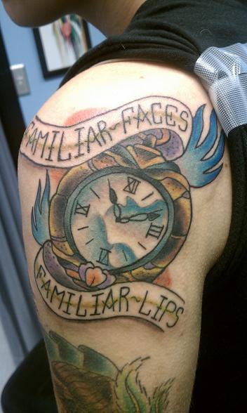 i adore clock tattoos Source fuckyeahtattoos 