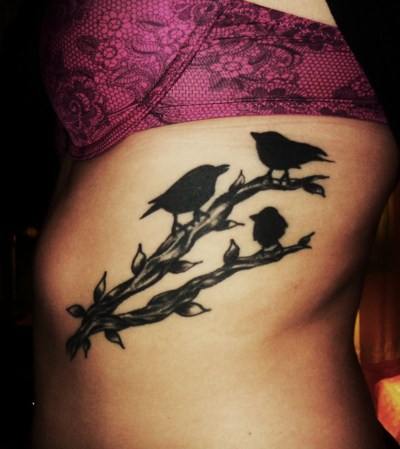 black bird tattoo