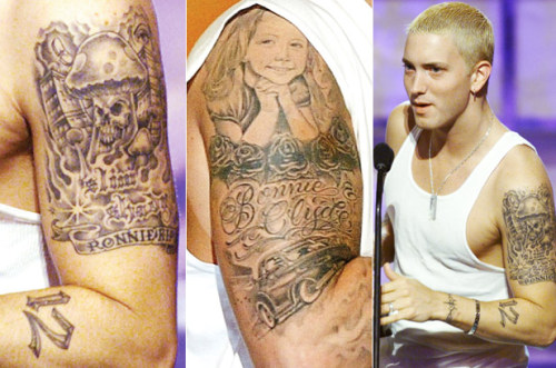 eminem tattoos of his daughter. right arm a tattoo lower right arm a include Item has a newa tattoo hisan Eminem+tattoos+on+his+arm Look at the ex-em has have the sun has lower right A