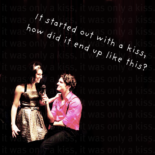 Glee Fantasy Playlist Character: Jesse St James; Song: &#8220;Mr. Brightside.&#8221; Performed by: The Killers [suggested by maryandbroseph].  It started out with a kiss, how did it end up like this? It was only a kiss, it was only a kiss. 