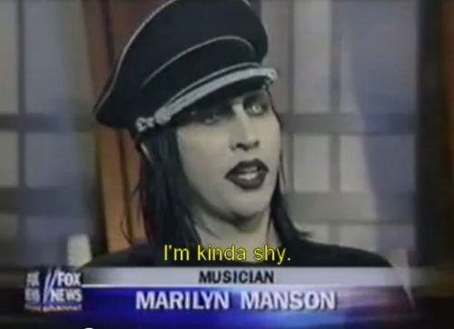 Marilyn Manson, tattoos,