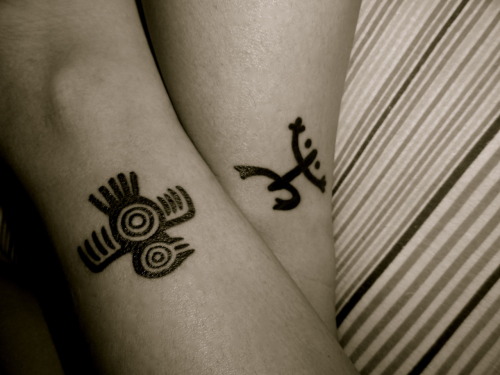quetzal tattoo. These are 2nd and 3rd tattoos.