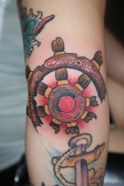  tattoo elbow nautical