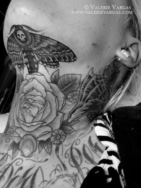  tattoo throat tattoos chest tattoos flower tattoo flower tattoos