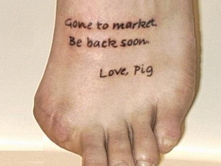 foot tattoos for women. celebrity foot tattoos female