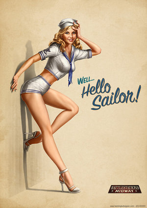 pinup tattoo. girls with pin up tattoos.