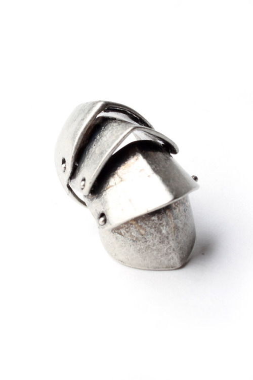 armor ring. armor ring antique silver,