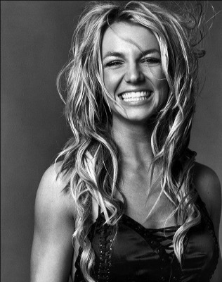 smile britney spears' britney spears britney black and white