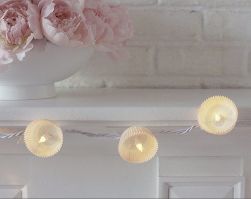 Cute idea for my fairy lights which are still up from Christmas 