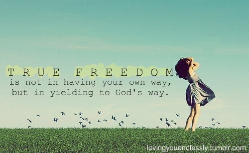 JESUS IS FREEDOM!
