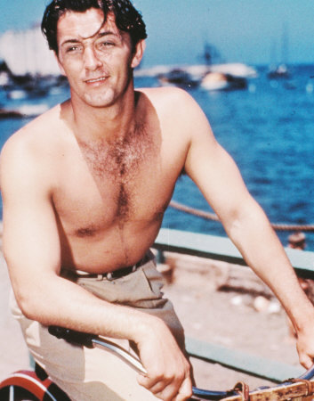You can never have enough photographs of a topless Robert Mitchum
