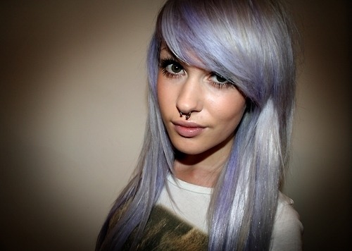 blue hairstyle. hair with purple. #lue hair