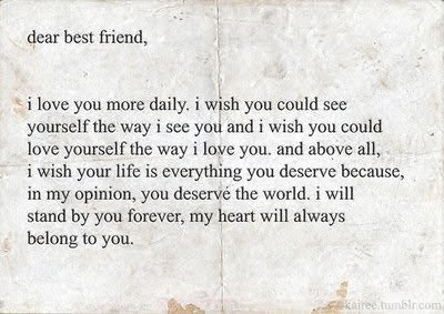 Dear Bestfriend<3