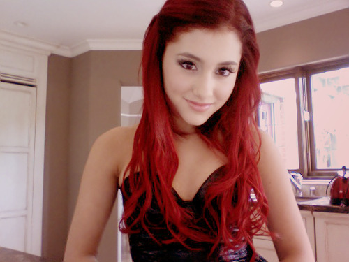 red hair girl from victorious. tagged as: ariana grande. ariana. victorious. red hair. fire red. cute girl. 