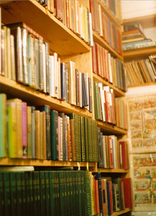 Badger&#8217;s Books, Worthing, West Sussex, UK.
Taken and submitted by Katie Muffett. &#8220;This is one of my favourite sections, inside the cramped little passage to the back of the shop, where all the elegant Jane Austen editions are kept.&#8221;