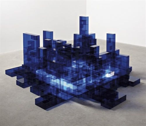 prostheticknowledge:  Blue 1 by Won Ju Lim (via gotsh)  Estructura fractal y la chonchetumadre Dx