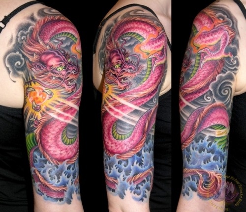 In another life I will definitely have a dragon sleeve tattoo