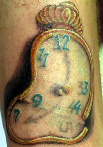 Surprisingly these tatts are hard to come by Tags dali clock rad tatt