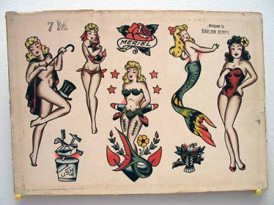 Sailor Jerry Tattoo Flash Art Source Livefreelyyy Notes