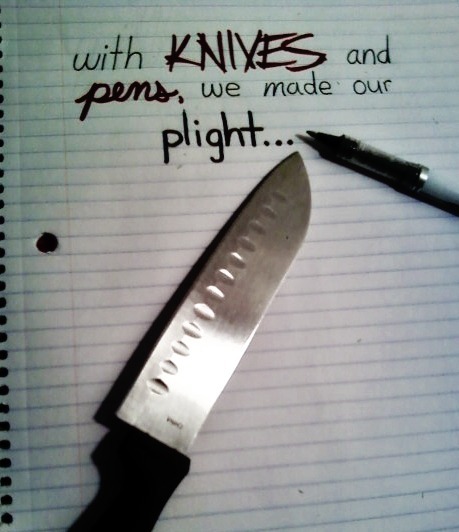 knives and pens. Knives And Pens.