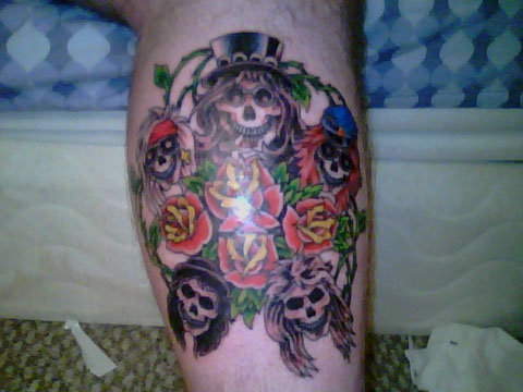 guns n roses tattoo. My Guns N#39; Roses tattoo