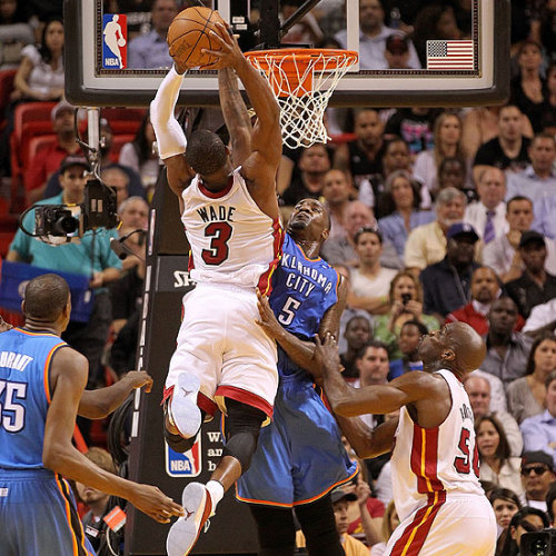  Dunk of the Month - March: Dwyane Wade dunks on Kendrick Perkins ...