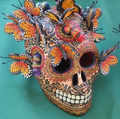 Mexican skull Calaca mexicana Mexican skull