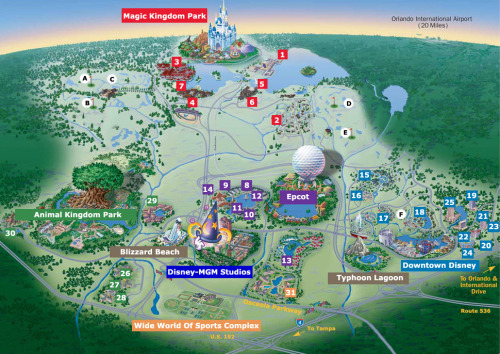 magic kingdom florida map. Tagged: disney world, florida,