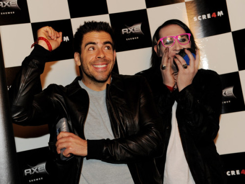 Eli Roth/Marilyn Manson SCRE4M premier spam coming up.