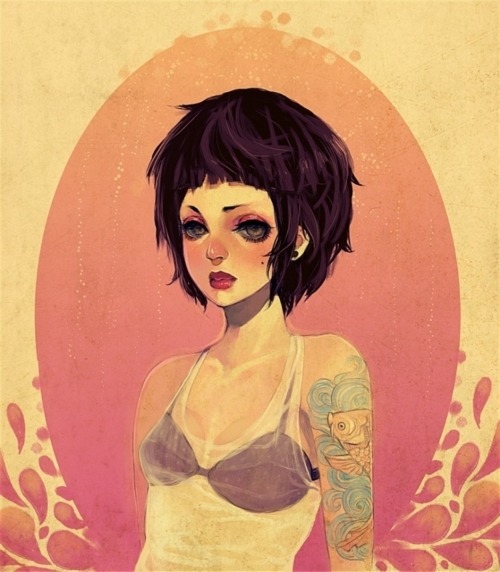 naked girl tattoos. Tagged with Illustration, girl