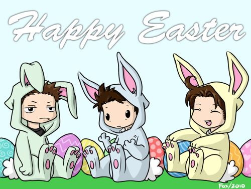 SPN- Happy Easter by ~Fox4859 HAPPY EASTER EVERYONE&lt;3