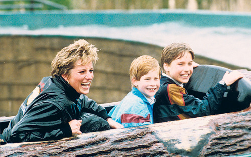 prince harry and william at diana. tagged as: prince harry.