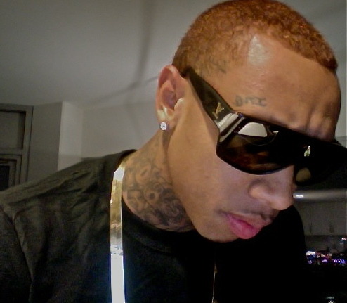 Chris Brown Blonde Mohawk on Tyga Taking After Chris Breezy  Dying His Hair   Photo Posted In The