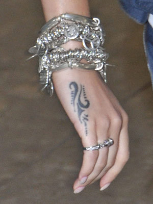 Prob the most famous Cheryl Cole tattoo her cool wrist tattoo