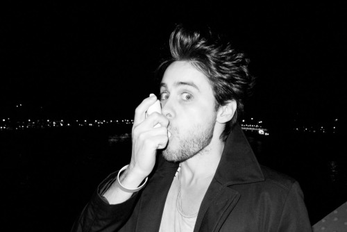 Jared using his inhaler.