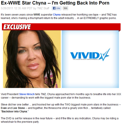 Tagged Chyna Porn TMZ Evan Stone Lee Stone Vivid Backdoor into Chyna 