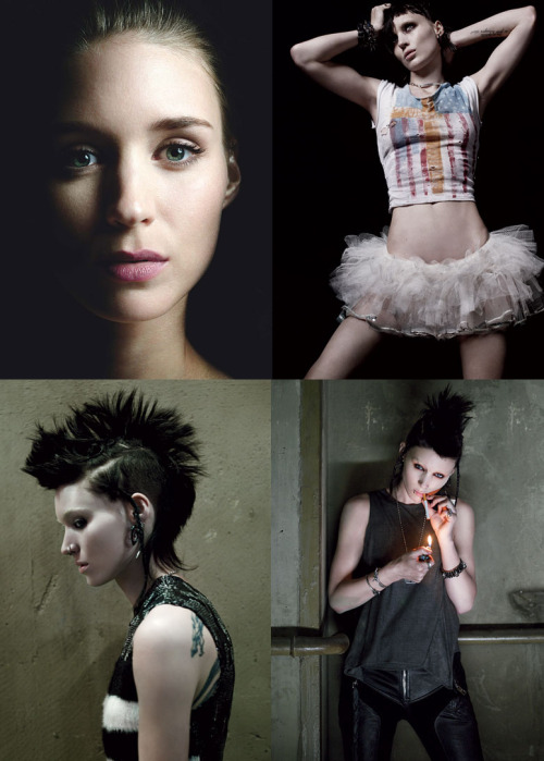 The wholesome looking Rooney Mara who played Erika in The Social Network