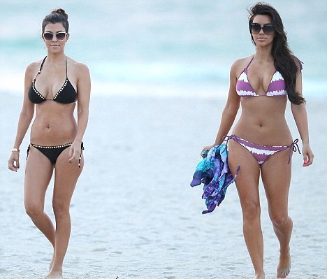 latest on kim kardashian kourtney kardashian boobs kim kardashian bikini