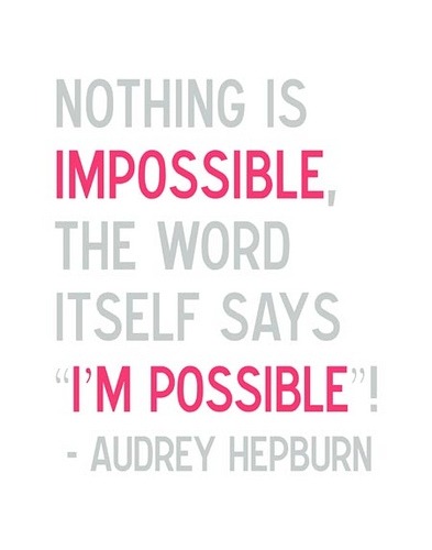 It is possible always