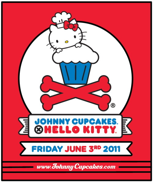 Hello Kitty Cupcakes Los Angeles. Johnny Cupcakes x Hello Kitty