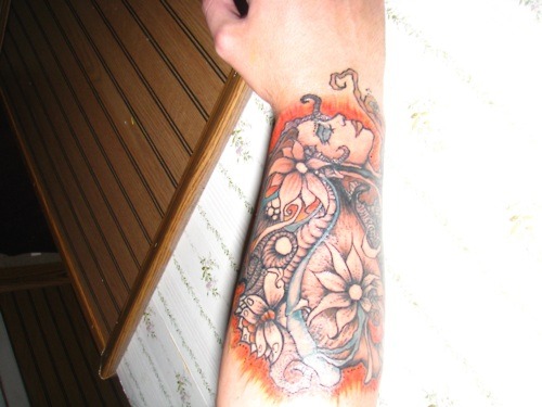 fuckyeahtattoos Another is a piece of art by none other than Brandon Boyd