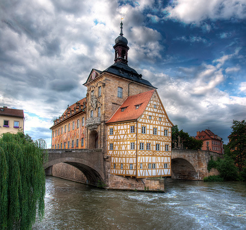 Town Hall of Bamberg in Germany by Werner Kunz 