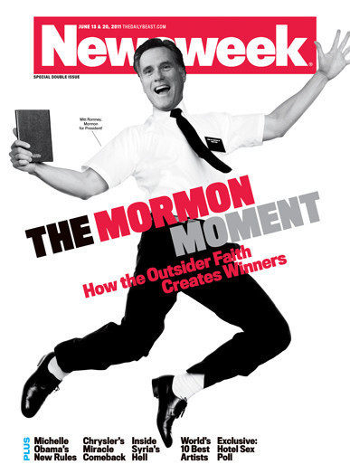 newsweek mormon moment. Newsweek has an eye-catching