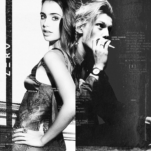Lovely! (Even if Jace doesn&#8217;t smoke. Don&#8217;t smoke, Jamie! It&#8217;s no good for you. :))

Clary and Jace

