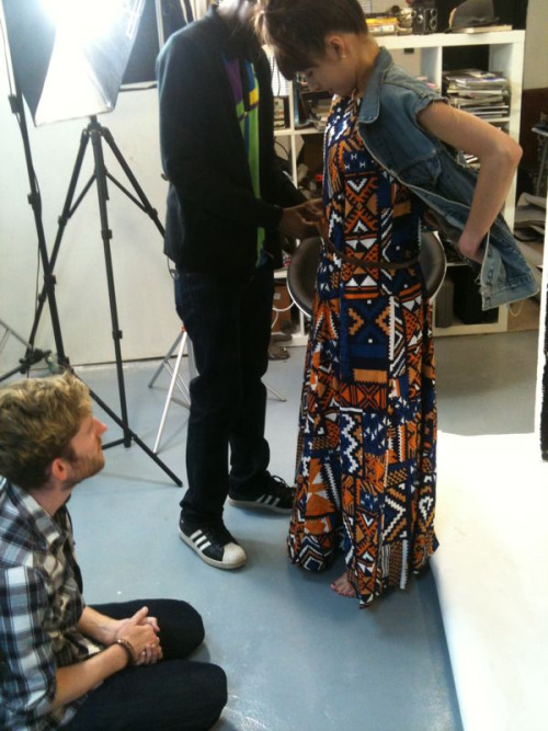 Behind the scenes of @RawEdgeBoutique ‘s latest SS Shoot! #vintage